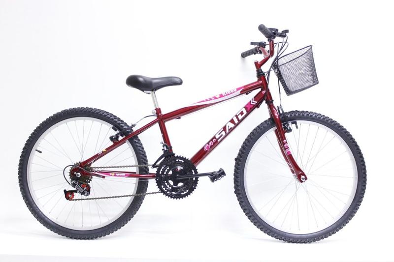 Imagem de Bicicleta Aro 24 Feminina 18 Marchas Kitty Said-x