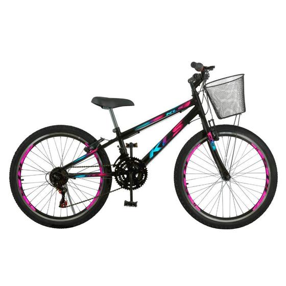 Imagem de Bicicleta Aro 24 Kls Sport Gold Freio V-B Mtb 21V Feminina