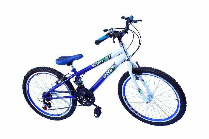 Bicicleta Onix Venuz Aro 24 Rígida 1 Marcha - Azul