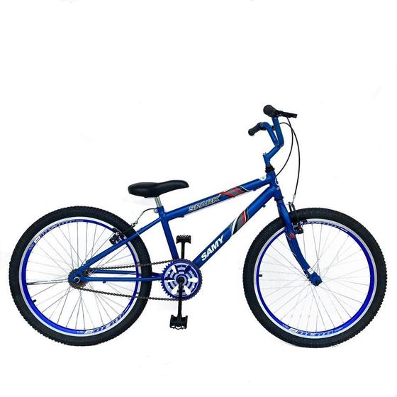 Imagem de Bicicleta Aro 24 Masculina Juvenil/Infantil Rebaixada Rodas Alumínio Aero Reforçada