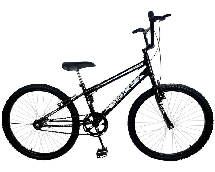 Bicicleta Aro 24 Masculina Rebaixada Idade 9 A 14 Anos - Wolf Bikes ...