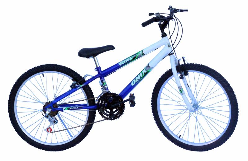 Bicicleta aro 24 onix masc 18m convencional azul Menor preço em Bicicleta aro 24 onix masc 18m convencional azul
