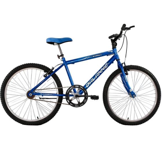 Bicicleta Dalannio Bike Stroll Aro 24 Rígida 18 Marchas - Azul/preto