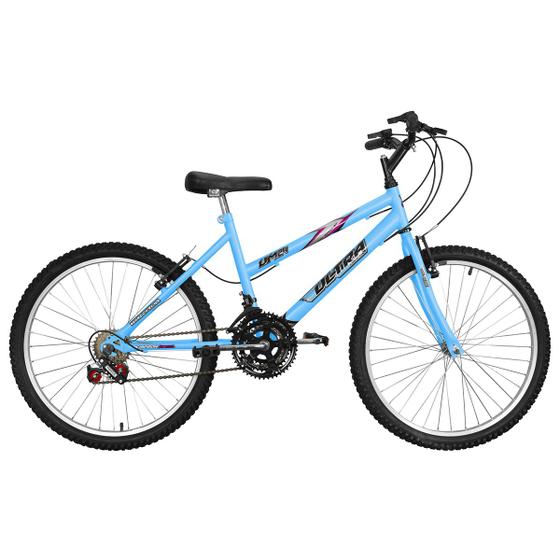 Bicicleta Ultra Bikes Pro Tork Aro 24 Rígida 18 Marchas - Azul/branco