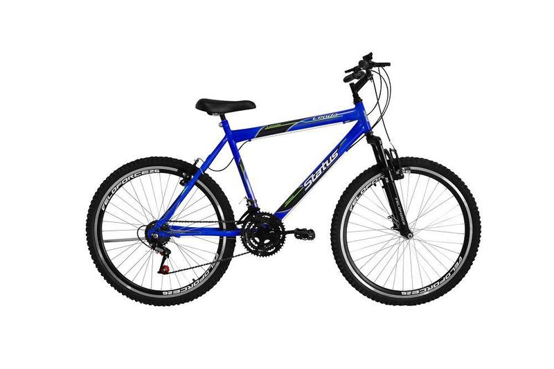 Bicicleta Status Bike Lenda Aro 26 Susp. Dianteira 18 Marchas - Azul