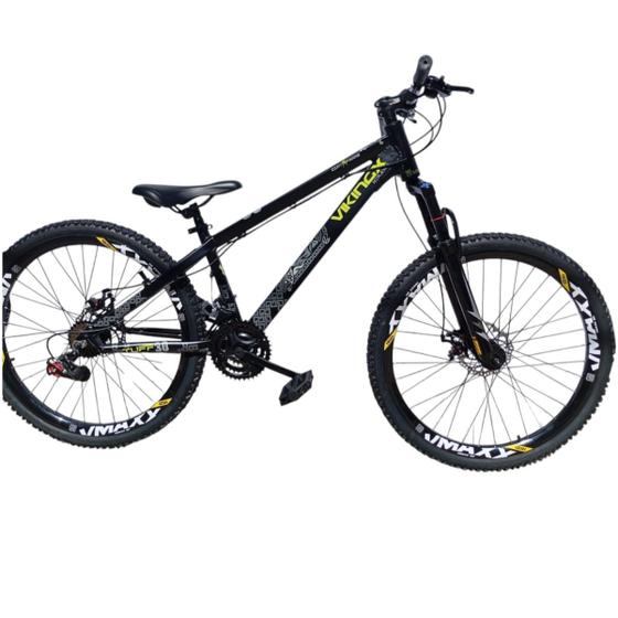 Imagem de Bicicleta Aro 26 Aluminio Vikingx bike 21v Freeride Tuff 30 Mtb Freios a Disco Suspensão Dianteira
