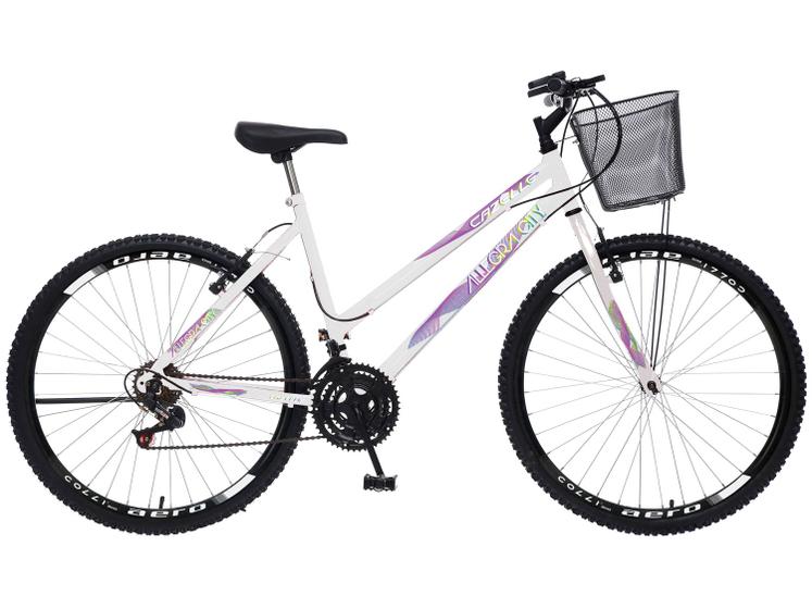 Bicicleta Aro 26 Colli Cazelle Allegra City Freio V-Brake de Aço 18 Marchas Menor preço em Bicicleta Aro 26 Colli Cazelle Allegra City Freio V-Brake de Aço 18 Marchas
