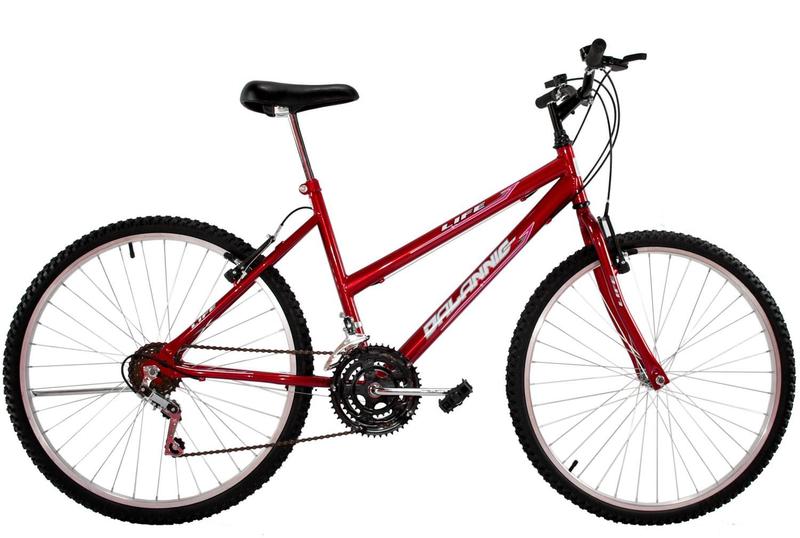 Bicicleta Dalannio Bike Dalia Aro 26 Rígida 18 Marchas - Vermelho