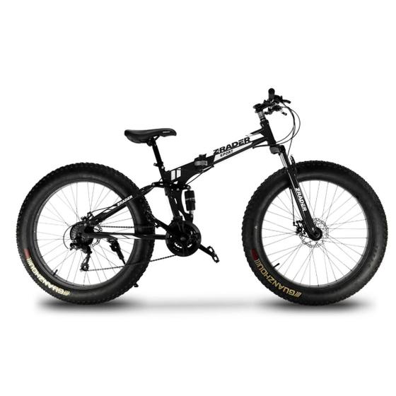 Imagem de  Bicicleta Aro 26" Dobrável Com Dupla Suspensão Fat Sport Z-Rader