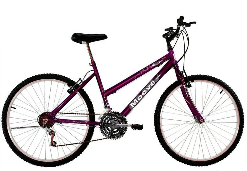 Bicicleta Dalannio Bike Moove Aro 26 Rígida 18 Marchas - Violeta