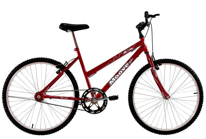 Bicicleta Dalannio Bike Moove Aro 26 Rígida 1 Marcha - Vermelho