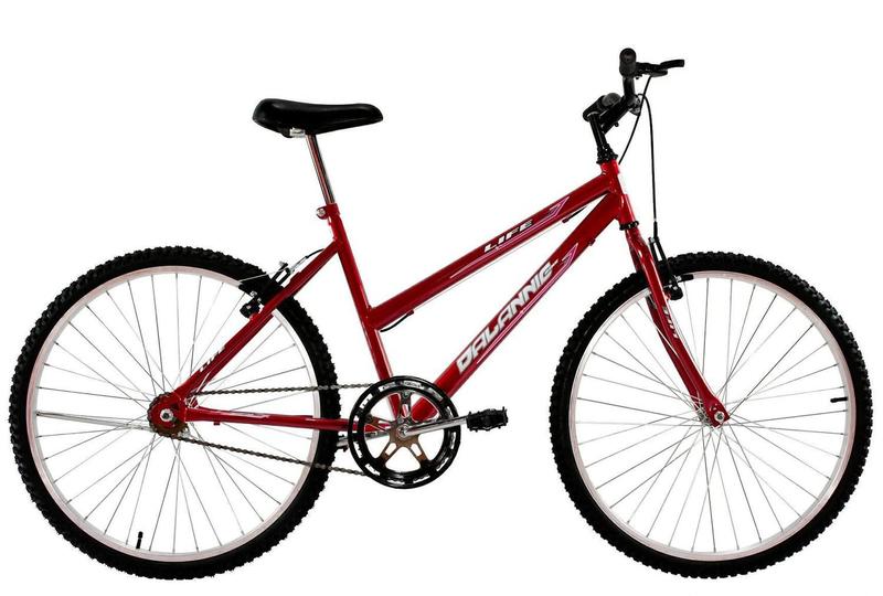 Bicicleta Dalannio Bike Life Aro 26 Rígida 1 Marcha - Vermelho