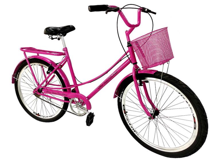 Imagem de Bicicleta aro 26 feminina tipo ceci tropical retrô mary pink