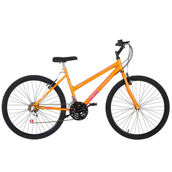 Bicicleta Ultra Bikes Pro Tork Aro 26 Rígida 18 Marchas - Branco/laranja