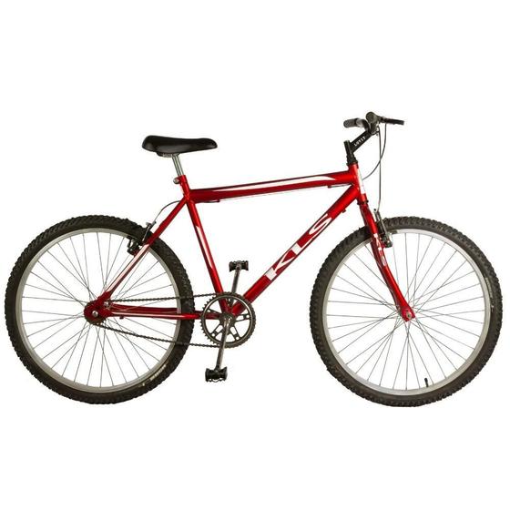Bicicleta Kls Free V-brake Aro 26 Rígida 1 Marcha - Vermelho