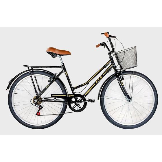 Imagem de Bicicleta Aro 26 Kls Retro Sport Freio V-Brake 6 Marchas