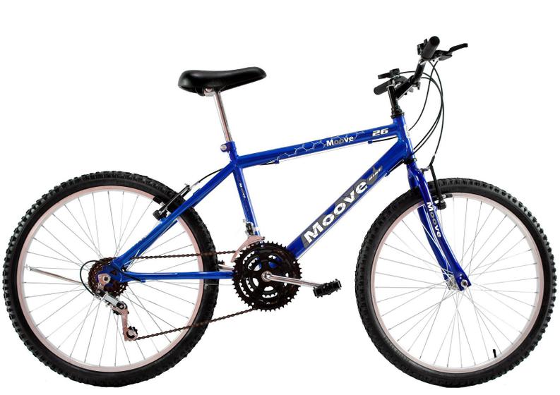 Bicicleta Dalannio Bike Moove Aro 26 Rígida 18 Marchas - Azul