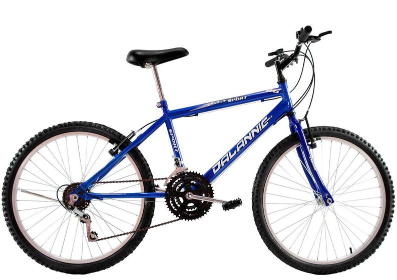 Bicicleta Dalannio Bike Sport Aro 26 Susp. Dianteira 18 Marchas - Azul