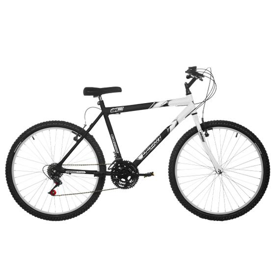 Bicicleta Ultra Bikes Pro Tork Ultra Aro 26 Rígida 18 Marchas - Branco/preto