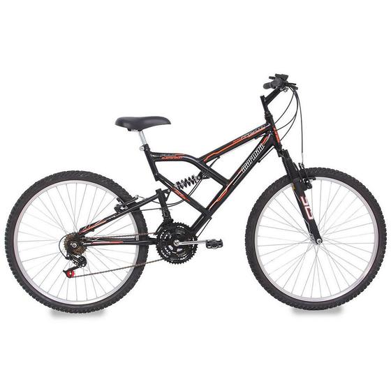 Imagem de Bicicleta Aro 26 Mormaii Full FA 240 Suspension 18 Marchas