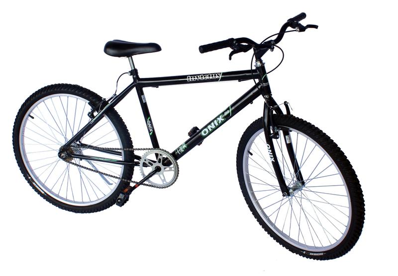 Bicicleta Onix Invictus Aro 26 Rígida 1 Marcha - Preto/verde