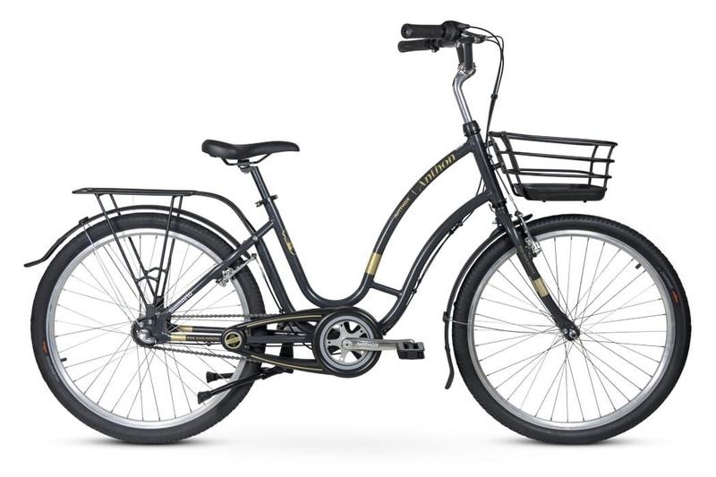 Bicicleta Nathor Anthon Aro 26 Rígida 3 Marchas - Cinza