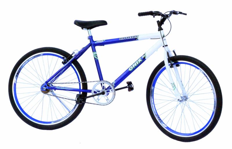 Bicicleta aro 26 onix masc s/marcha com aero cor azul Menor preço em Bicicleta aro 26 onix masc s/marcha com aero cor azul