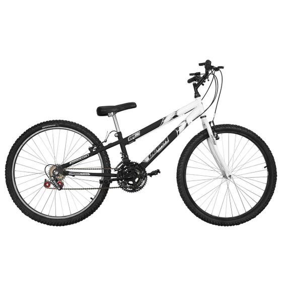 Bicicleta Ultra Bikes Pro Tork Rebaixada Aro 26 Rígida 18 Marchas - Preto