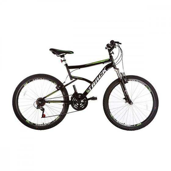 Bicicleta Track&bikes Tb Master Aro 26 Susp. Dianteira 21 Marchas - Preto/verde