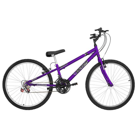 Bicicleta Ultra Bikes Pro Tork Rebaixada Aro 26 Rígida 18 Marchas - Lilás