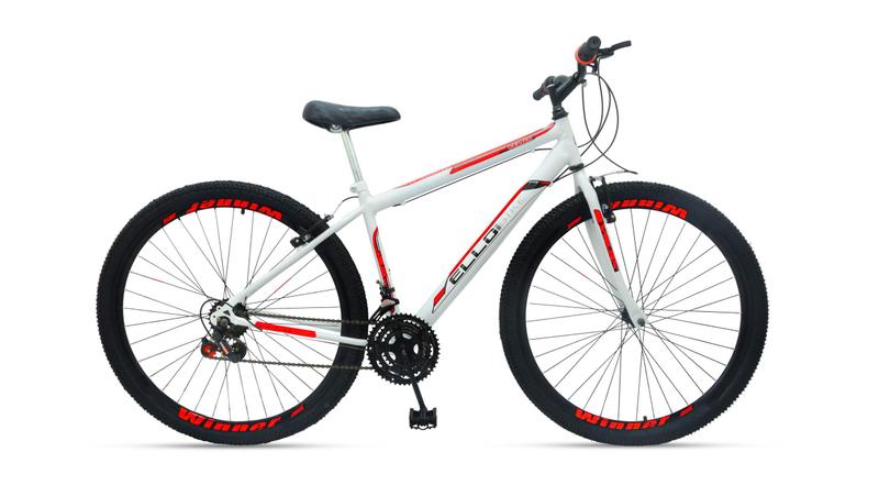 Imagem de Bicicleta Aro 26 Velox Branca/Vermelho  - Ello Bike