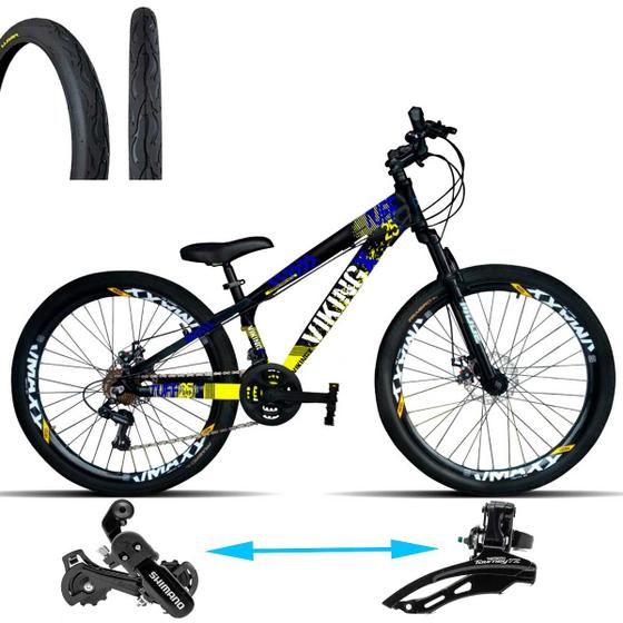 Bicicleta aro 26 VikingX Tuff 25 Pneu Flame 21v Mcz16 é boa?