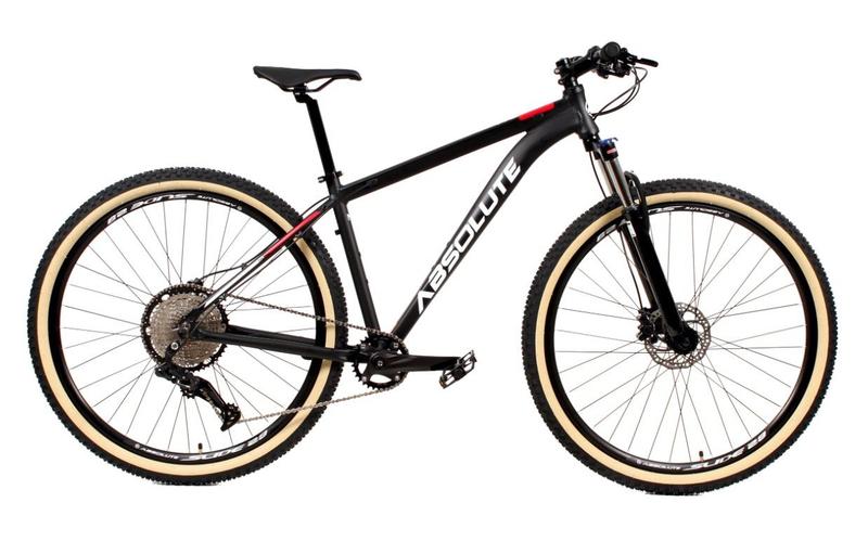 Bicicleta Aro 29 Absolute Nero 4 12v Garfo com Trava K7 11/50 Freios Hidráulicos Kit 1x12 Pneu com Faixa Bege - Preto/Vermelho Menor preço em Bicicleta Aro 29 Absolute Nero 4 12v Garfo com Trava K7 11/50 Freios Hidráulicos Kit 1x12 Pneu com Faixa Bege - Preto/Vermelho