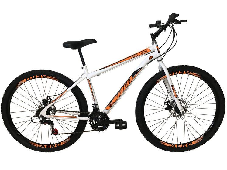 Bicicleta Xnova Mountain Altis Aro 29 Rígida 21 Marchas - Branco/laranja