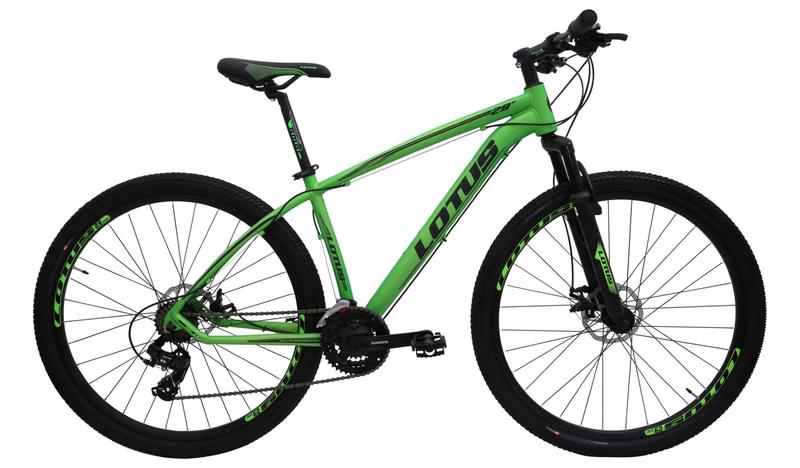 Menor preço em Bicicleta aro 29 al lotus mecânico 21v verd f/pto tamanho 17.5