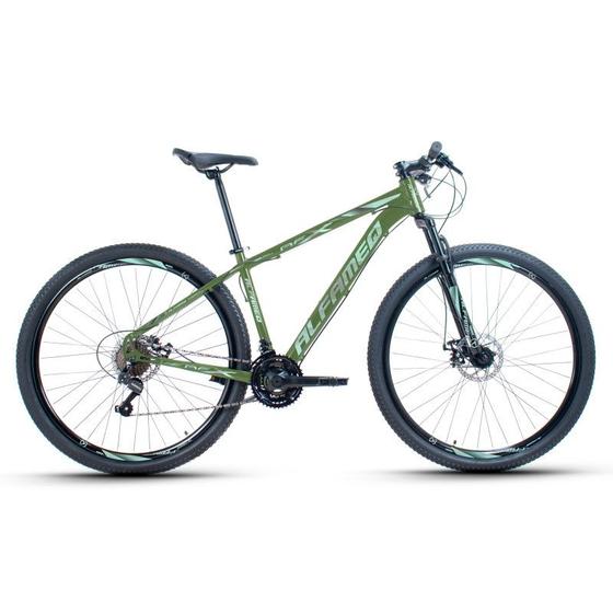 Imagem de Bicicleta Aro 29 Alfameq AFX Alumínio 21v Freio A Disco Garfo com suspensão - Verde