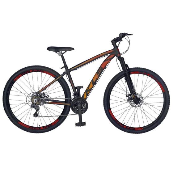 Imagem de Bicicleta Aro 29 Alumínio KLS Storm Ezfire Câmbios Shimano Freio Disco Mtb 21 Marchas