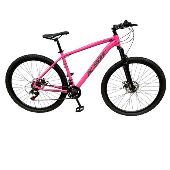 Bicicleta Aro 29 Aluminio Ksw Xlt 100 Freio Disco 21v Suspensão