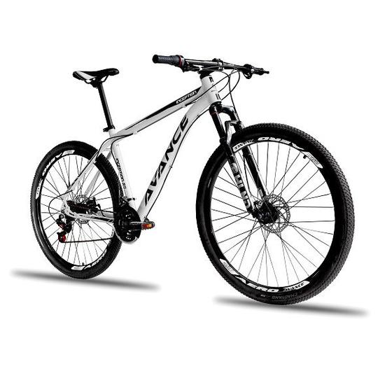 Bicicleta Avance Bike Inception T15 Aro 29 Susp. Dianteira 21 Marchas - Branco
