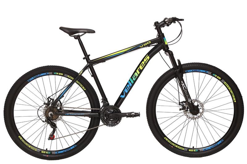 Imagem de Bicicleta Aro 29 Bike Shimano Aro 29 21 Marchas Preta Vellares Bike