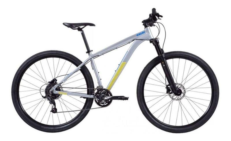 Bicicleta Caloi Atacama T19 Aro 27 Susp. Dianteira 27 Marchas - Azul/cinza