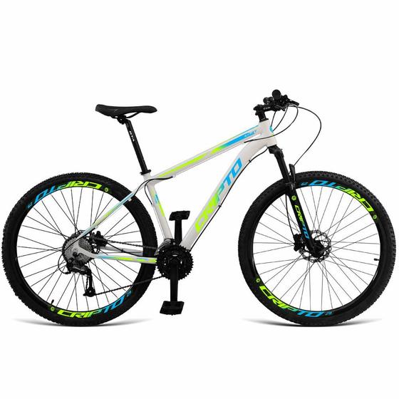 Bicicleta Aro 29 Cripto 21 Marchas Freios Disco c/ Suspensão Menor preço em Bicicleta Aro 29 Cripto 21 Marchas Freios Disco c/ Suspensão