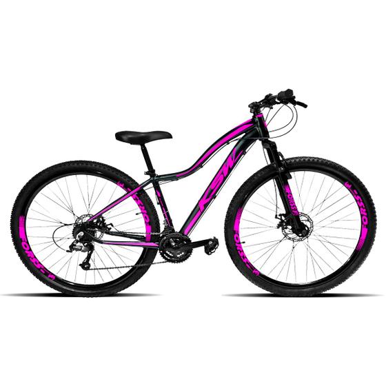 Imagem de Bicicleta Aro 29 Feminina Ksw Aluminio 21 Marchas Mtb Mcz1