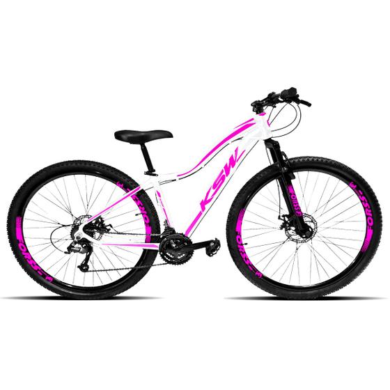 Imagem de Bicicleta Aro 29 Feminina Ksw Aluminio 21 Marchas Mtb Mcz3