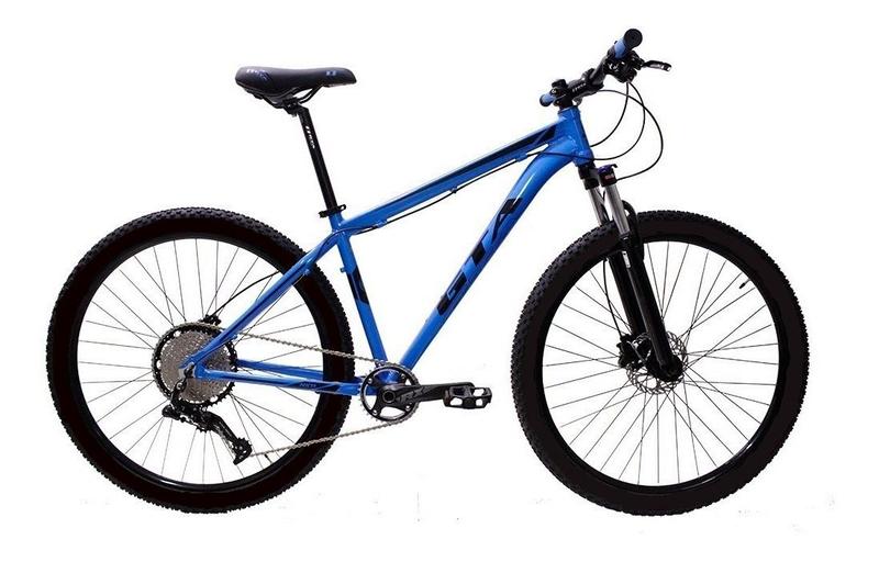 Imagem de Bicicleta Aro 29 Gta 12v Kit 1x12 Alumínio Freios Hidráulicos K7 11/50d Garfo Com Trava - Azul