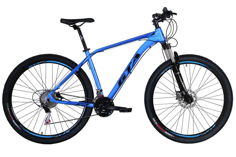 Imagem de Bicicleta Aro 29 Gta Insane 24v Câmbios Shimano K7 Freio a Disco Hidráulico Garfo Com Trava - Azul