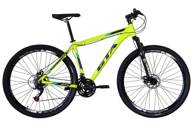 Imagem de Bicicleta Aro 29 Gta Start Alumínio 21v Freio a Disco Garfo Suspensão - Amarelo