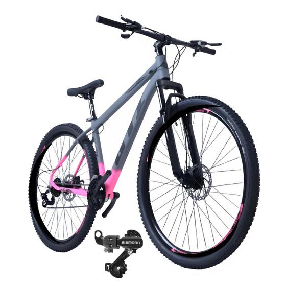 Imagem de Bicicleta Aro 29 Gti Roma 21 Velocidades Indexada Cambio Traseiro Shimano Disco Mecanico