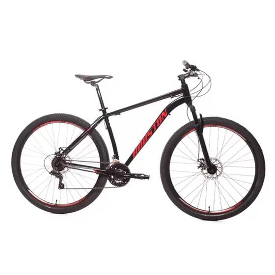 Imagem de Bicicleta aro 29 Houston preta e vermelha Tam 19 Câmbios Shimano
