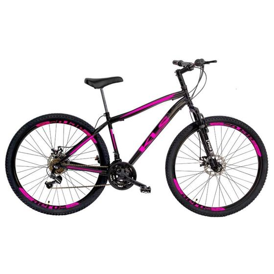 Imagem de Bicicleta Aro 29 Kls Sport Gold Câmbios Shimano Freio Disco Mtb Com Suspensão 21 Marchas